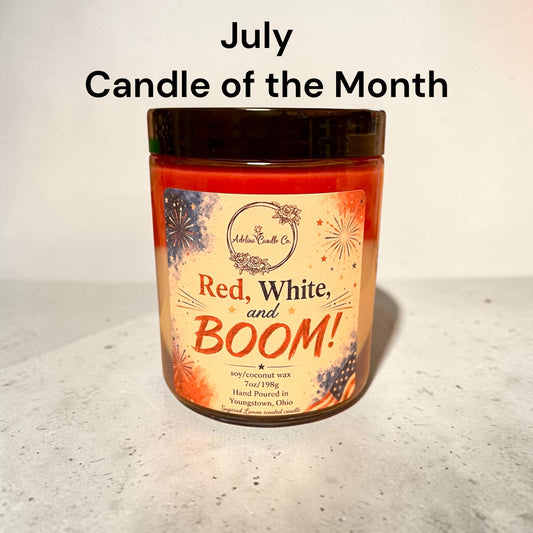July Candle of the Month- Red, White, and BOOM!