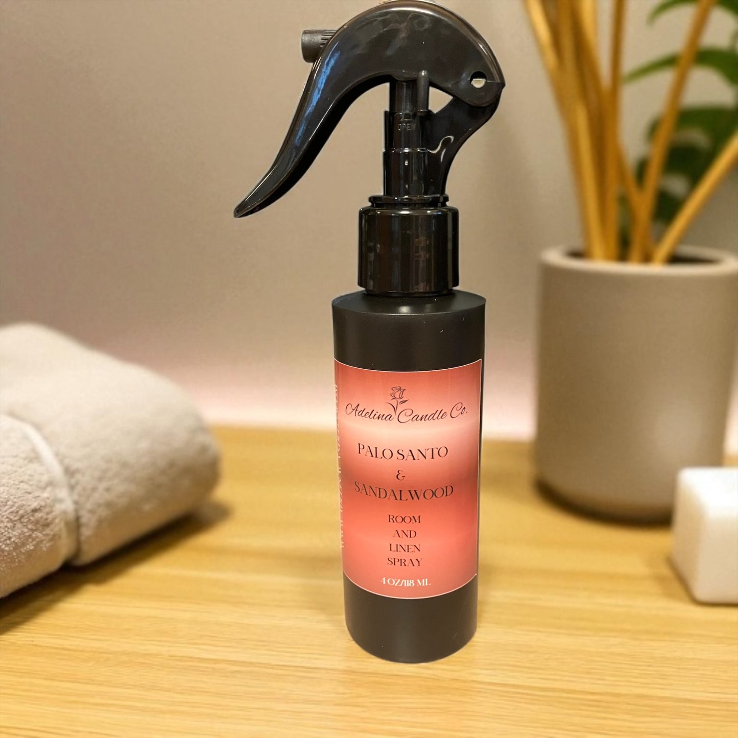 Palo Santo and Sandalwood 4oz Room and Linen Spray